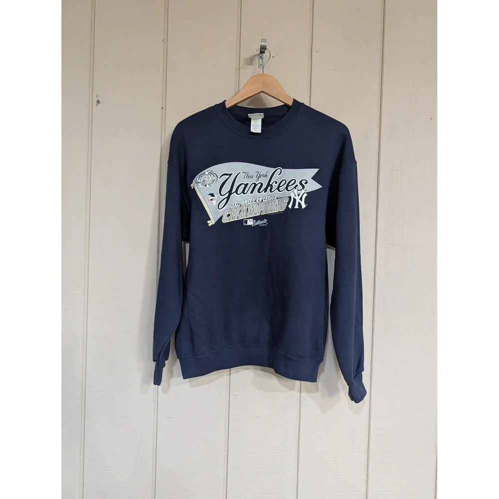 Vintage Lee Y2K 2003 New York Yankees‎ Championship Crewneck Sweatshirt Men's